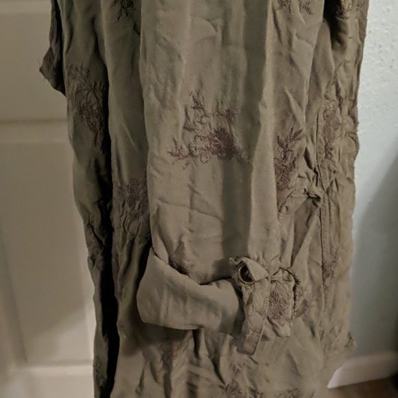 ✨50% OFF✨ Knox Rose olive floral embroidery jacket - Picture 4 of 8